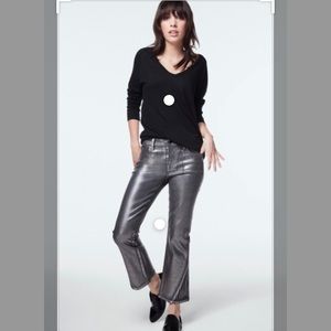 J Brand Metallic Selena Bootcut Jeans